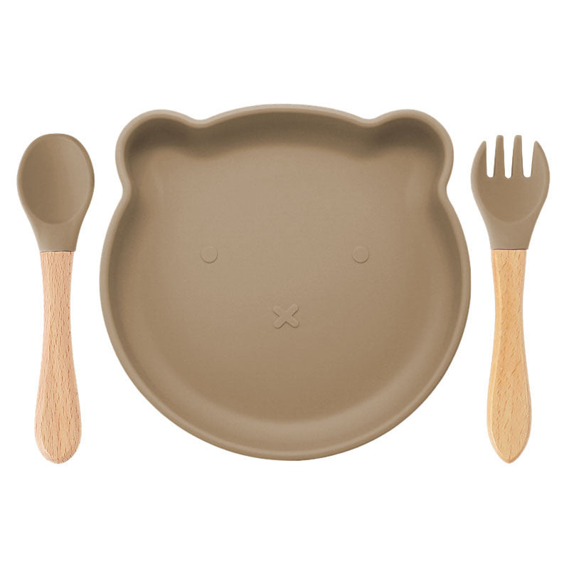 Food Supplement Tableware Set Silicone Spork Baby Products Bear Silicone Tableware 7d98e1f6 4125 419c 97e9 f7ebffa7a67f
