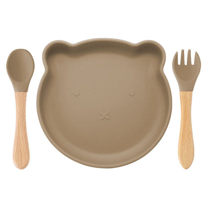 Food Supplement Tableware Set Silicone Spork Baby Products Bear Silicone Tableware 7d98e1f6 4125 419c 97e9 f7ebffa7a67f