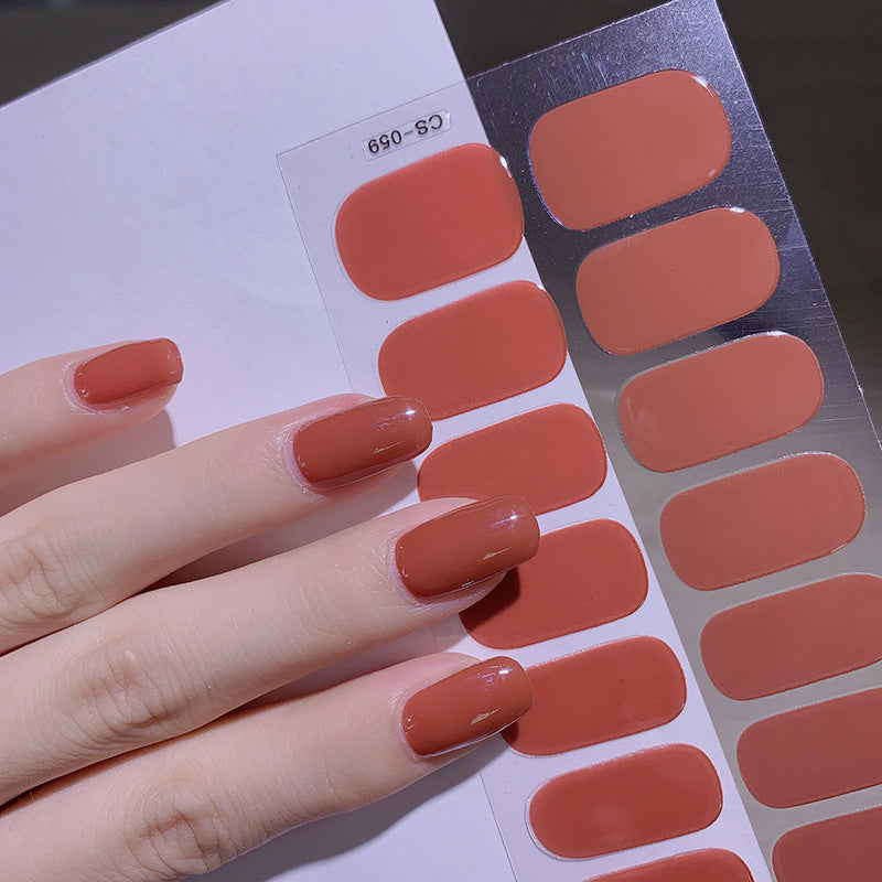 Solid Color 16 Small Stickers Nail Stickers Simple Nail Stickers 7dbb954a 9ae2 413c a9a2 8dae26cfa3b0