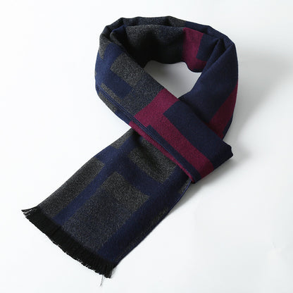 Simple Plaid Warm Keeping Artificial Cashmere Scarf 7dcf209e 8603 48aa 8dfe a9c14a9d5874