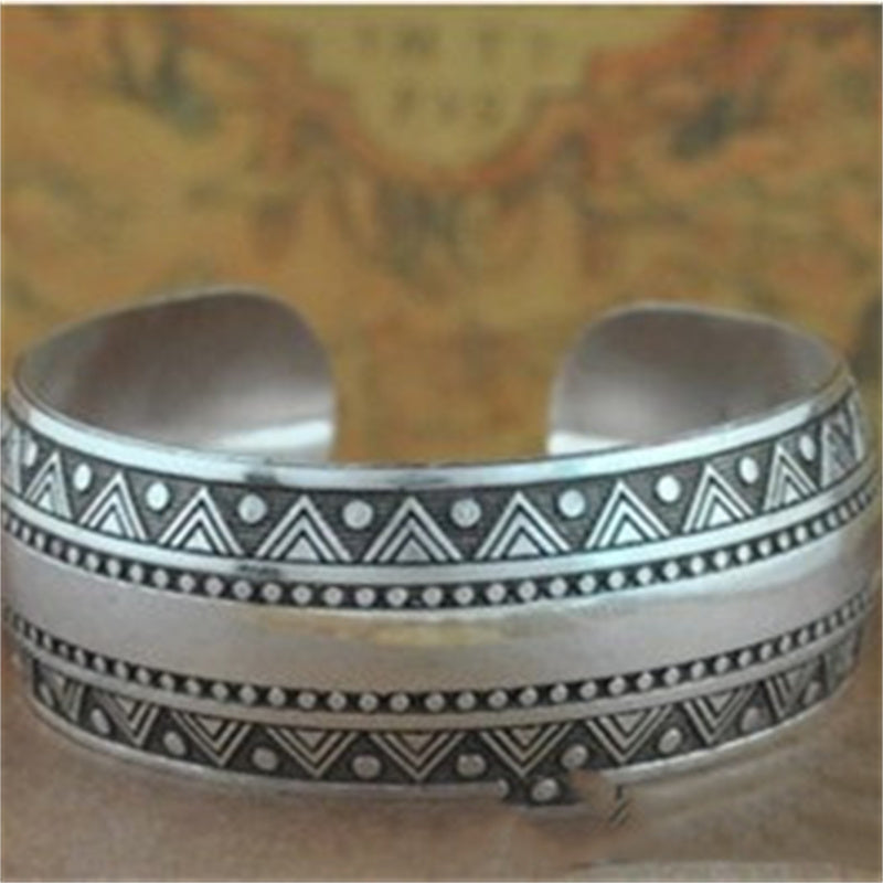 Women's Vintage Miao Silver Carved Bracelet 7dd3758b f8dd 45d4 878b 2b6f981ef04e