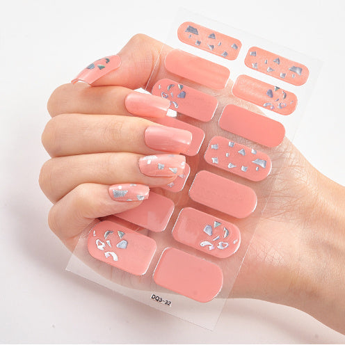 3d Laser Bronzing Craft Nail Applique Nail Sticker - HD Wireless Product #24