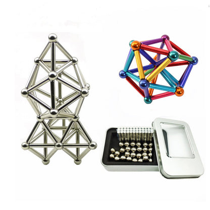Educational Creative Toys Color Magnetic Stick Buck Ball Combination Iron Boxed 7de421a3 6f2a 4487 b32d bc9a07add648
