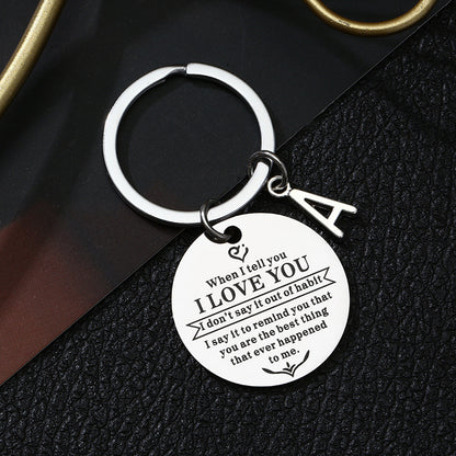 When I Tell You I LOVE You Stainless Steel Key Chain 7de62260 cb7c 4ab1 b22e 432cda9e0cfc