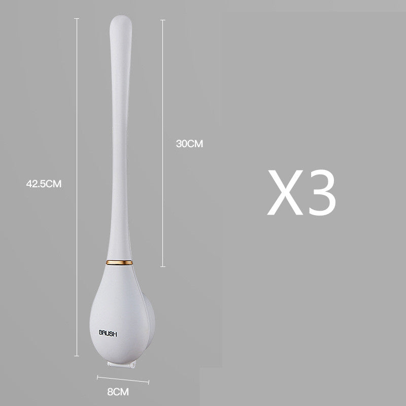Household Brush Wall-mounted Long-handled Silicone Toilet Brush 7de8a34b 0893 4fc1 ae1a 4619dccc6387