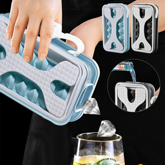 2in1 Portable Silicone Ice Ball Mold Ice Maker Water Bottle Ice Cube Mould Bottle Creative Ice Ball Diamond Curling Summer Kitchen Gadgets - HD Wireless Product #1