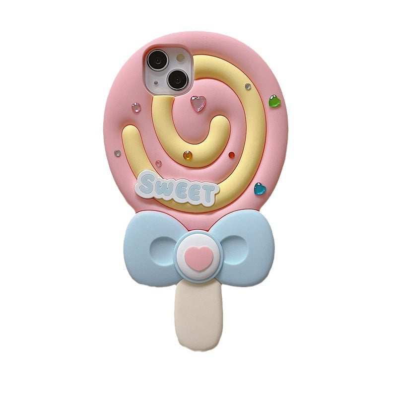 Silicone Phone Case Cute Lollipop Protective Sleeve - 图片 5