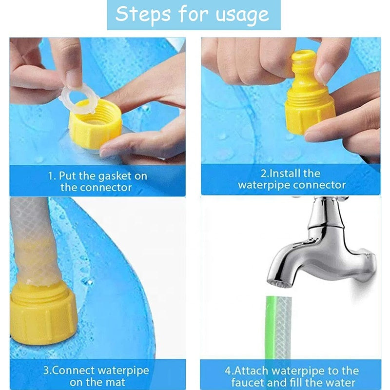 Dog Sprinkler Outdoor Toys Dog Swimming Mat Anti-Slip Dog Pool Splash  Pad 7dfba23c 23b2 4923 816c 0da028b6d139