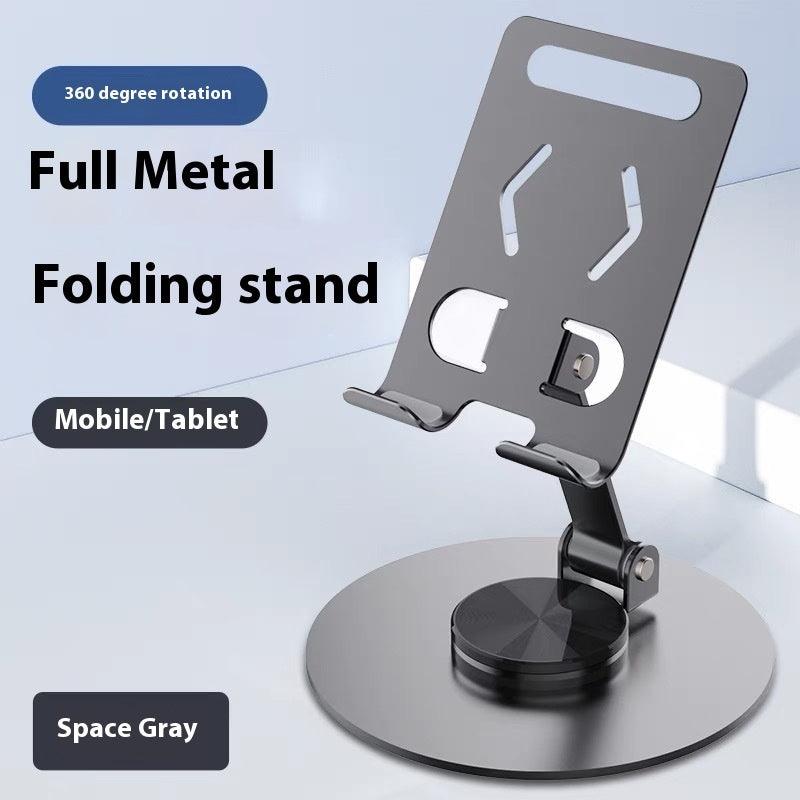 Aluminum Alloy Mobile Phone Holder Lazy Folding Rotation - 图片 15