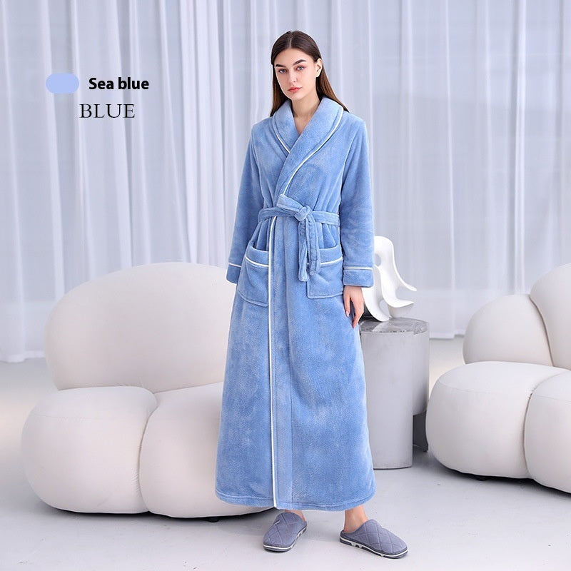 Extended Autumn And Winter Coral Fleece Bathrobe 7e0f4b72 c114 4841 8fad 974b1c60f972 trans