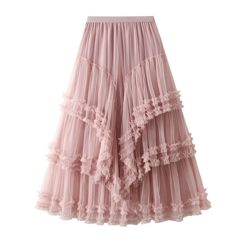Slimming Multi-layer High-grade Gauze Skirt High-grade Skirt 7e2d6a30 8ac7 4a92 80d2 dd37b85e6aba