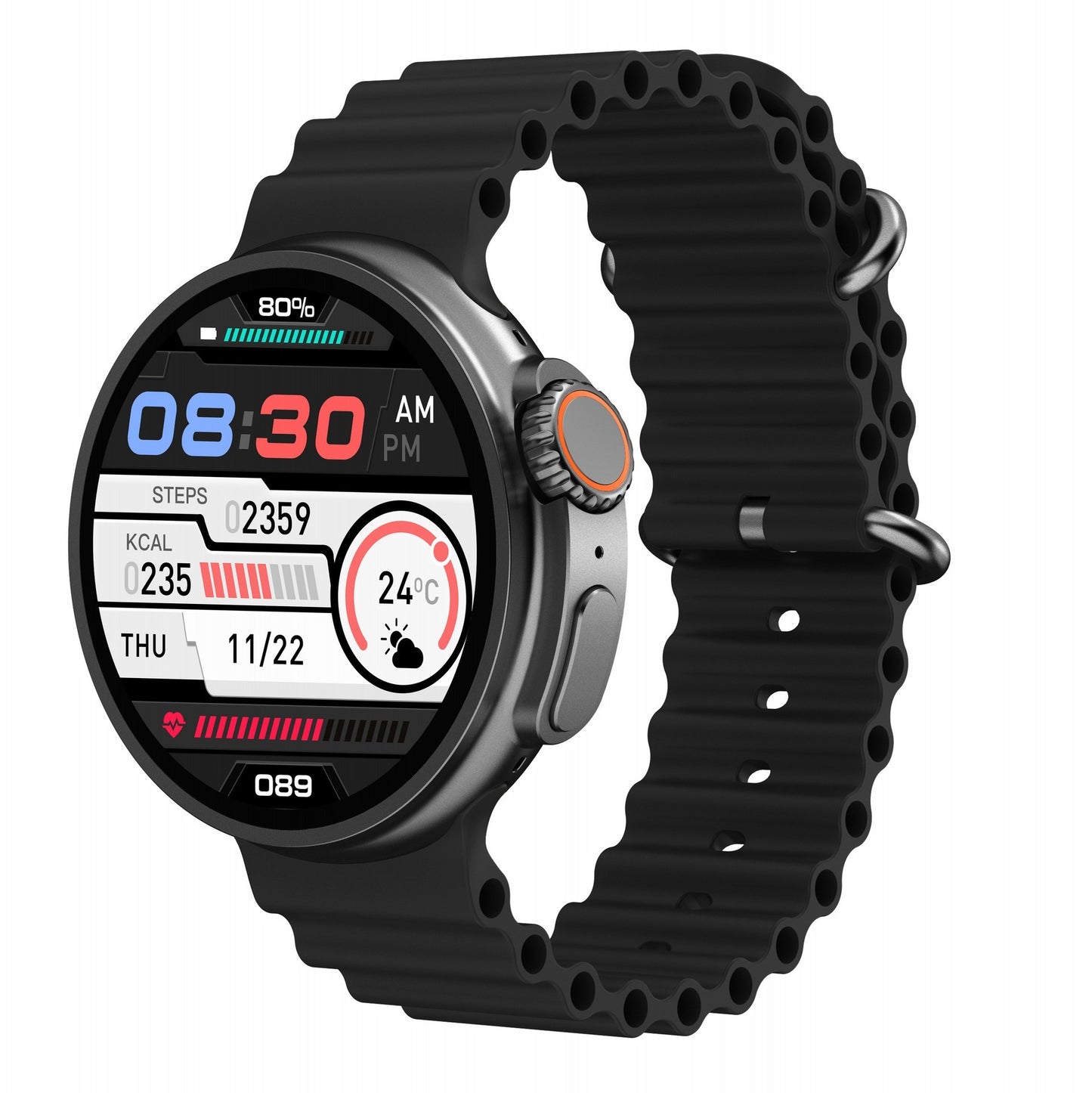 New K9 Smart Watch 1.39 Round Screen Encoder True Screw Clip Wireless Charging NFC Offline And Payment Function 7e2ebda2 b09e