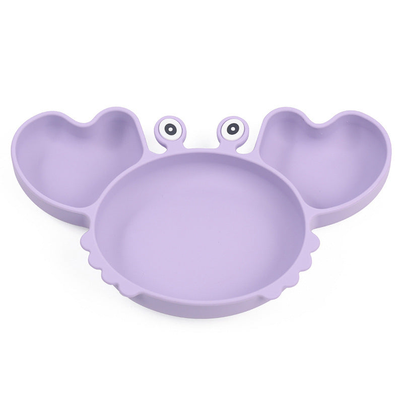 Silicone Split Cutlery Crab Plate For Infants 7e6586f0 18fc 49f5 a46f 182914c1ed85