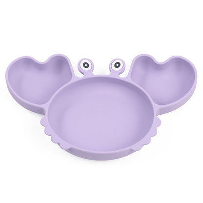 Silicone Split Cutlery Crab Plate For Infants 7e6586f0 18fc 49f5 a46f 182914c1ed85