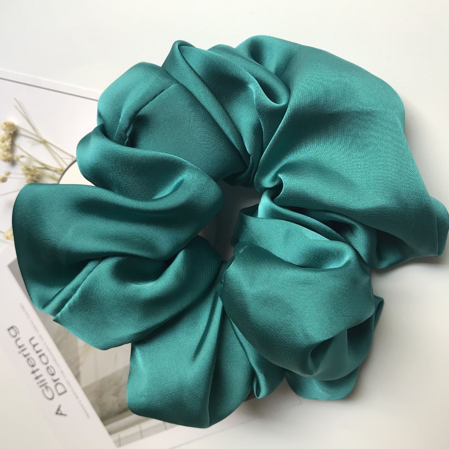 Oversized Smooth Satin Large Intestine Circle Hair Tie 7e65d070 23aa 4653 9fd0 bb24452d38b9