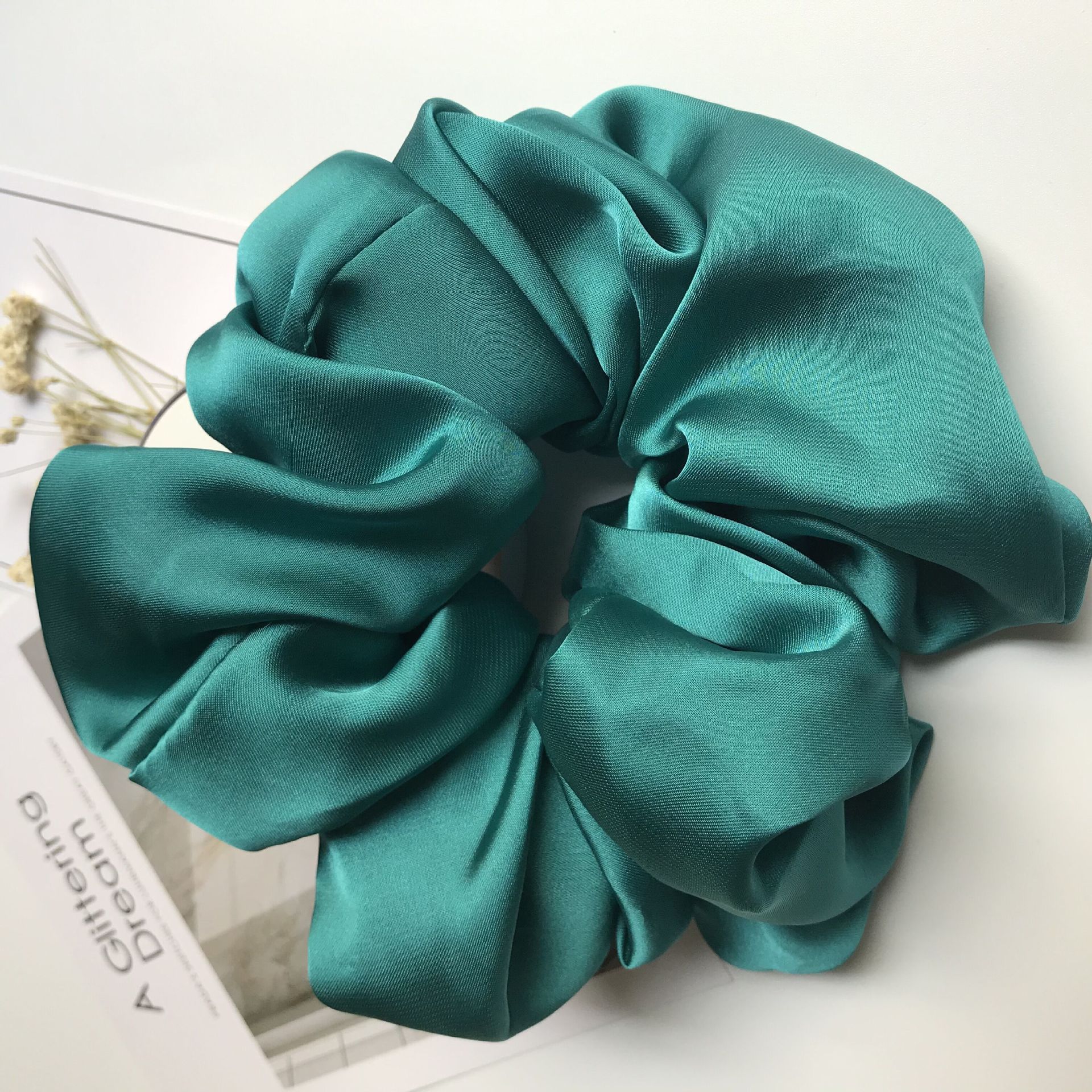 Oversized Smooth Satin Large Intestine Circle Hair Tie 7e65d070 23aa 4653 9fd0 bb24452d38b9