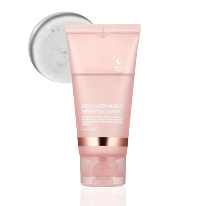 Face Night Mask Collagen Wrapping Mask Natural Ingredients Firming Elasticity & Hydration Anti-wrinkle For Skin Care 7e671d93