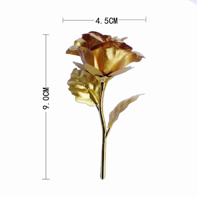 Gold-foil Roses Chinese Valentine's Day Gift Chocolate Golden Rose Valentine's Day 7e6a7278 c272 4cac ab78 e142ff1ef345