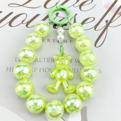 Burst Beads Luminous Bear Pendant Mobile Phone Charm 7e74beea 98c9 4ab9 b48b 980ad3f095dc