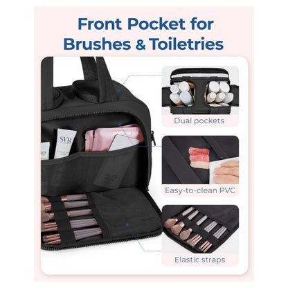 Travel Toiletry Bag Lightweight Large Wide Open Wash Bag Fluffy Cosmetic Bag Storage Bag Travel 7e7802d6 9b24 4305 9e91 6a2fd