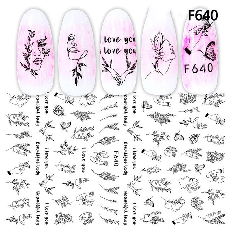 Japanese Three-dimensional 5D Embossed Nail Stickers 7e813d76 882a 4efd a8d1 ae1dc19c3a54
