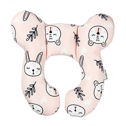 Cute Cartoon Pattern Baby U-shape Pillow Travel Car Seat Neck Protector 7e871164 5cfb 47c5 9aee 3173a278fc44