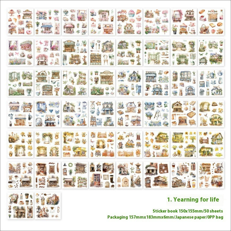 Human Flavor Series Japanese Paper Sticker Book 7e90efc8 cf0e 418c 8eee 9aa19919f9a9 trans
