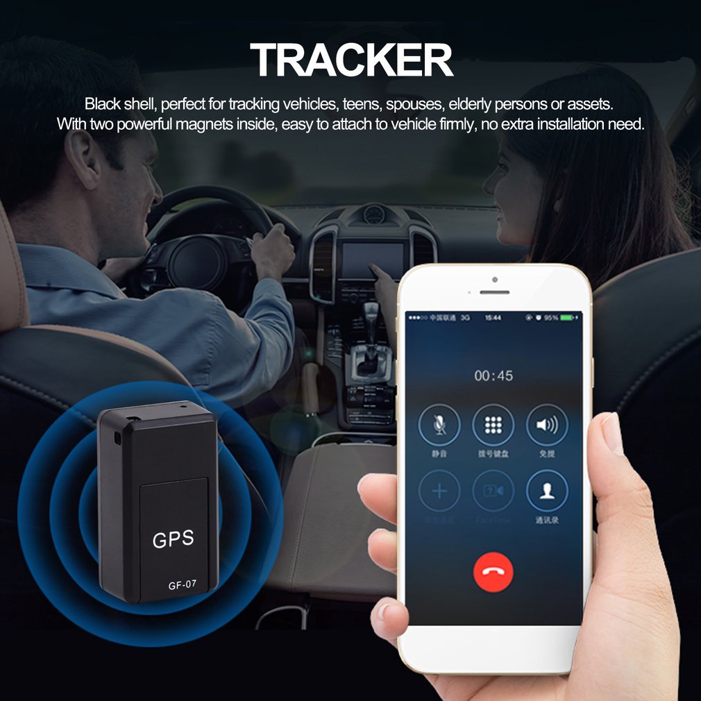 Car Tracker Magnetic Mini Car Tracker GPS Real Time Tracking Locator Device Recordable Anti-lost Rechargeable Locator 7ea825b
