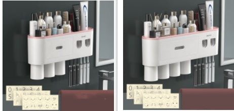 Toothbrush Rack Toothbrush Cup High Grade Gargle Wall Mounted 7eb14339 0fa0 4258 861f db987807307c