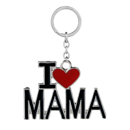 Creative Letters I LOVE YOU MOM DAD Keychain Pendant 7eb228dd b036 4e07 9639 5bfa4e63aa64