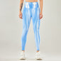 New Tie Dye Aurora Print Sports Pants Seamless High Waisted Fitness Yoga Pants For Women Gym Running Sweatpants Trousers 7ebb