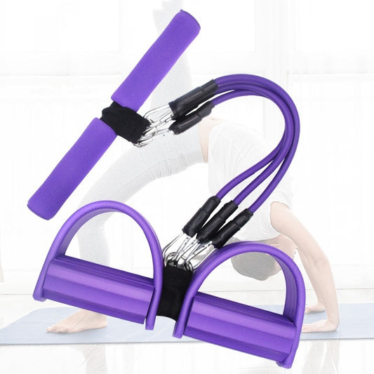 Pedal Tension Device Three Tube Removable Foot Stretch Rope Leg Crunches Tension Rope 7ebb0a6c bde3 4288 b065 e7075a4287cf