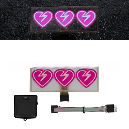 Led Luminous Stickers Wanted Five-star El Cold Light Film Car Stickers Car Window Windshield Lighting Decoration 7ebcab92 d91