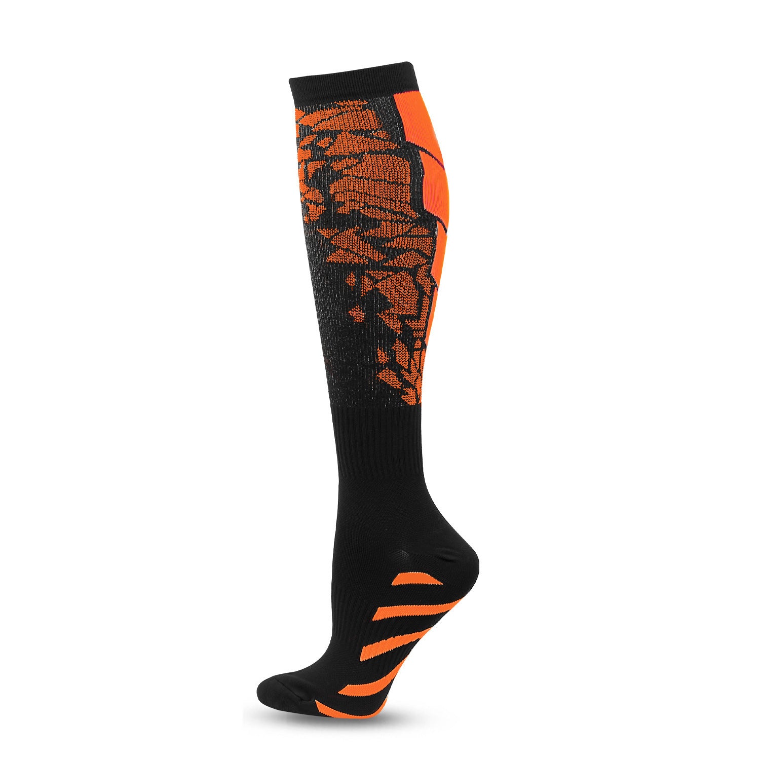 Black Heart Pattern Calf Socks Heart Pattern Running Socks 7ec4d307 8459 4f40 a8b8 25accd3f278f
