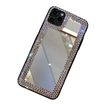 Women's Fashion Rhinestone-encrusted Silicone Drop-resistant Phone Case 7ed660cb 71b9 4156 8137 984f2455c707