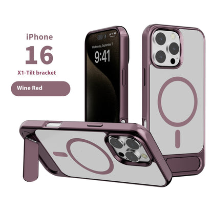 Metallic Paint Skin-sensitive Magnetic Bracket Phone Case 7f11a345 8840 40aa 9de8 a85ee776a84c trans