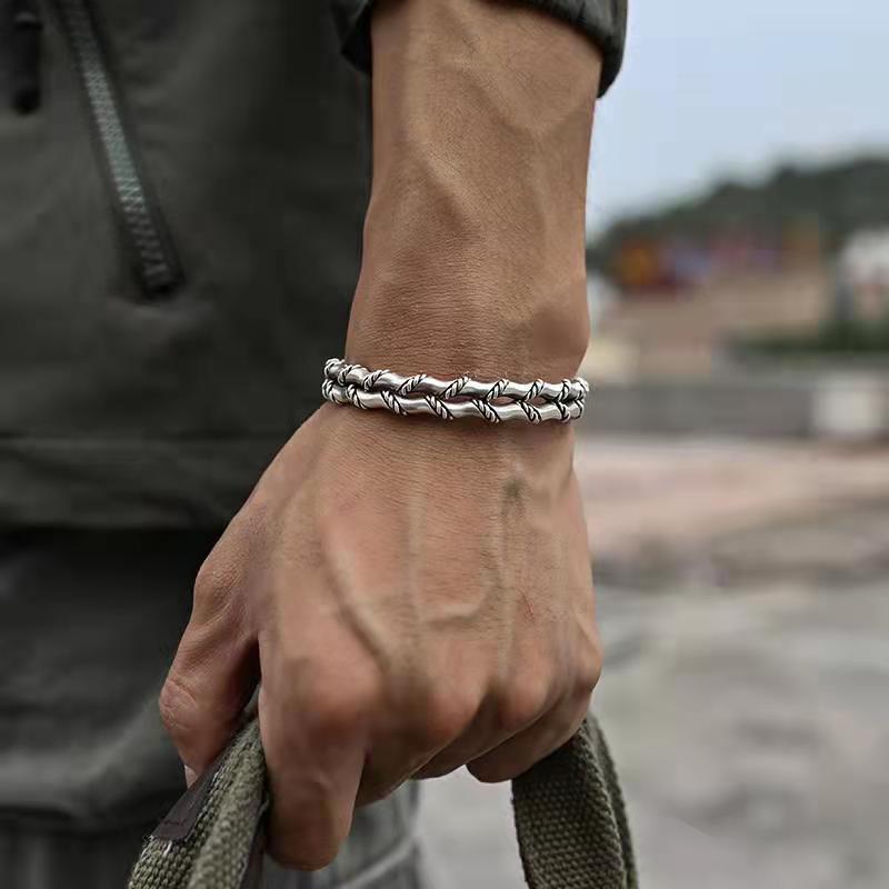 Hand-woven Double Bamboo Bracelet 7f23b6b0 b0fe 462d 951b 503668899427