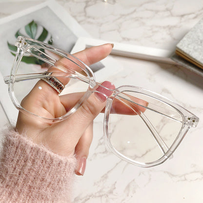Anti-blue Light Glasses Women's Korean-style Plain Irregular Glasses Frame 7f251632 c03f 4a2f b1bd 1f91a5974ce0