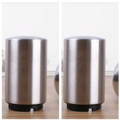 Portable Magnetic Automatic Beer Bottle Opener Bar Accessories Decor Stainless Steel Wine Can Openers with Brushed Metal 7f53