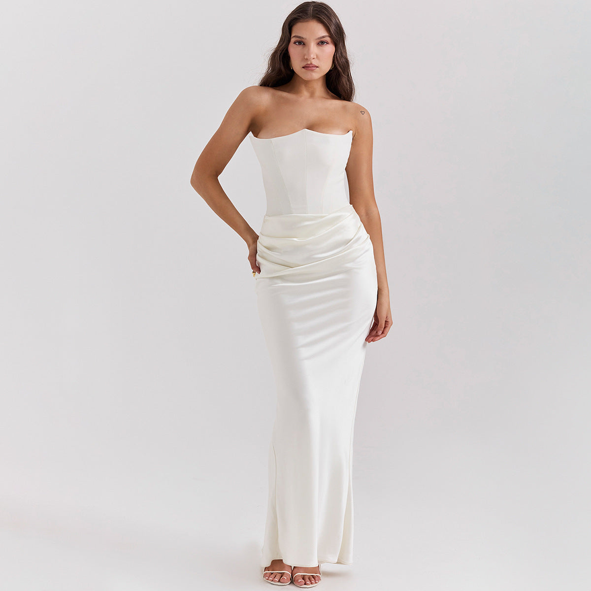 Slim Tube Top Long Dress Sexy Fashion Bandeau Backless Party Evening Dresses For Women Clothing 7f53eb58 6fc9 4706 b504 cd207