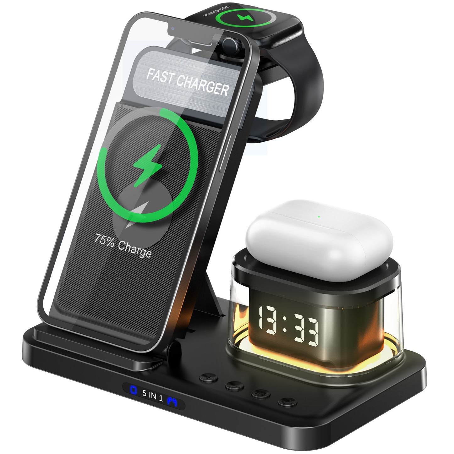Creative Wireless Charging Three-in-one Folding Bracket 7f5fafe8 6c80 4165 9f7d 195678eb6da7