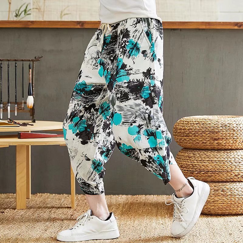 Summer Bloomers Men's Linen Wide Leg Loose 7f7f94be 1139 439a 8cc2 34aca0b5e023