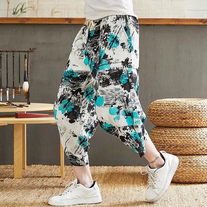 Summer Bloomers Men's Linen Wide Leg Loose 7f7f94be 1139 439a 8cc2 34aca0b5e023