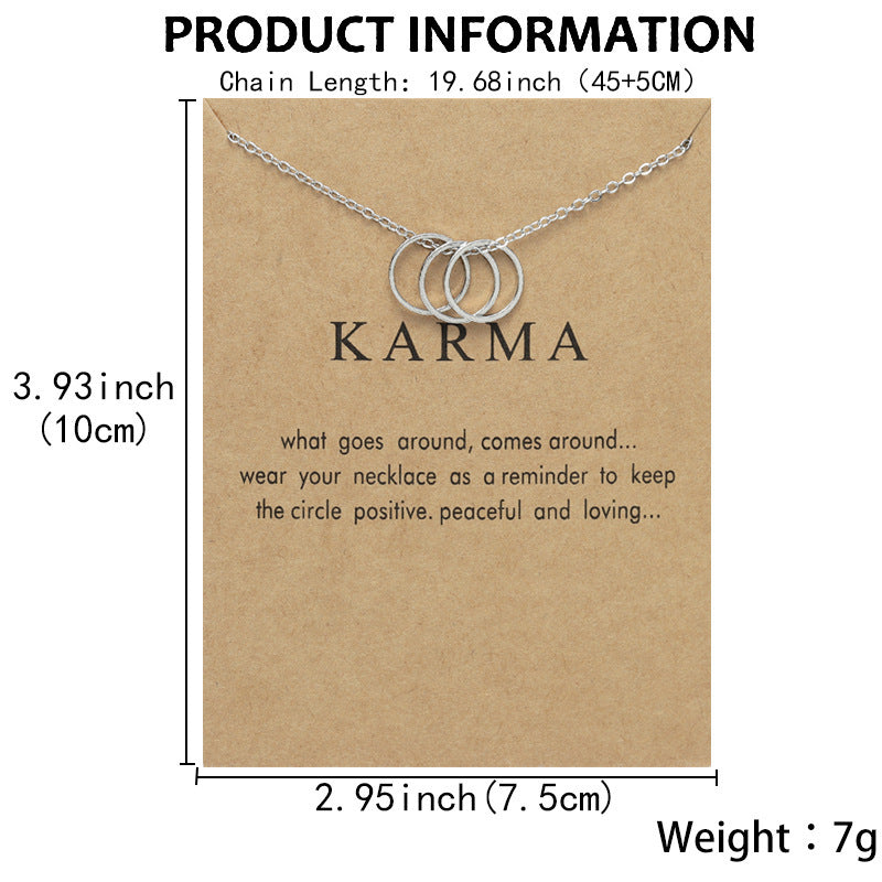 Creative Card Three Circle Geometry Necklace 7f843551 6f4a 4b41 b5d0 3b6dad277313