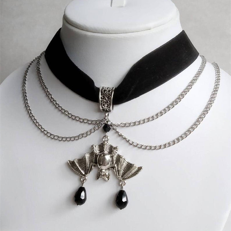 Red Velvet Necklace Clavicle Chain Bat Beads 7f8b1b37 1e39 44f7 b11d 2e0a7e3e26a2