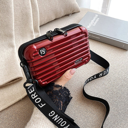 Women's Fashion Mini Luggage Shape Shoulder Crossbody Bag 7f9411df 0ffe 4e76 8625 4ec39e649a43