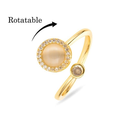 Rotatable Opal Titanium Steel Necklace Female Wild Simple Clavicle Chain 7f9f5499 7561 4102 81f8 0c408e1fd98c