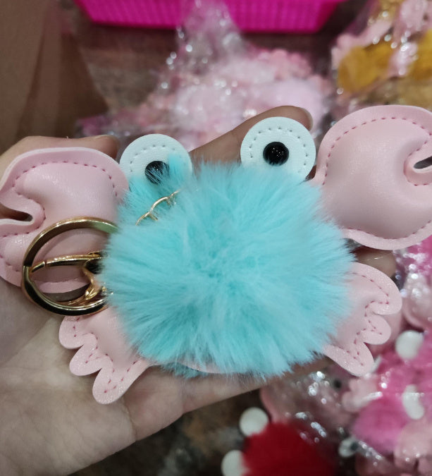 Cartoon Cute Crab Keychain Pendant 7fa12a44 f855 446c 931b 51e65537f82f