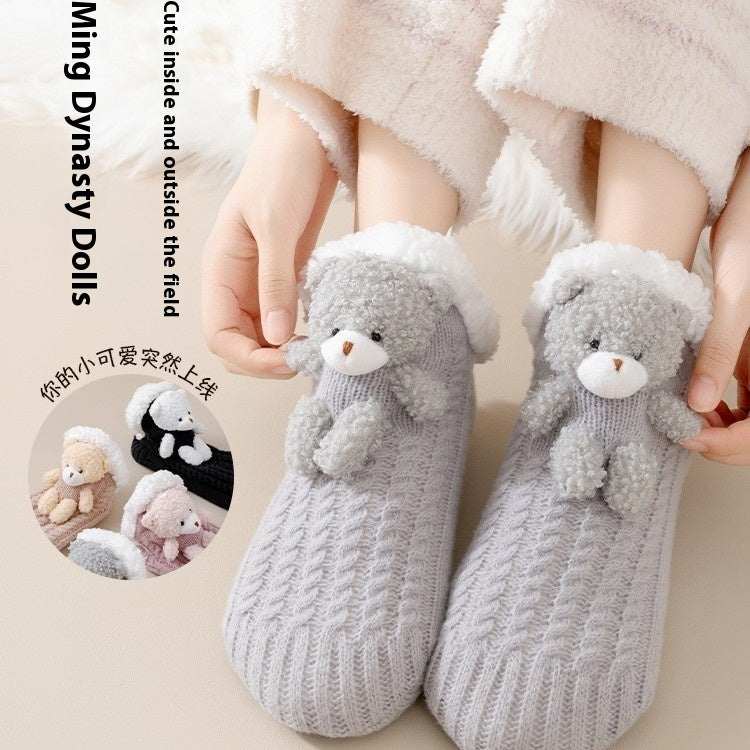 Women's Thick Socks Winter Fleece Lined Padded Warm Keeping Lambswool 7fa1ae74 5b33 4cc0 a4d3 a52f8ee02a55 trans