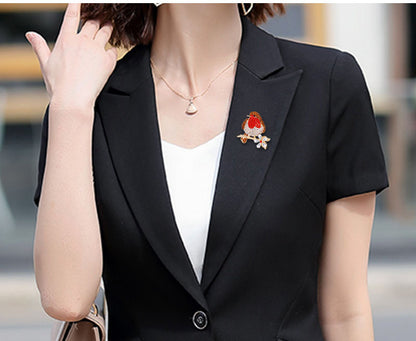 Fashion Alloy Bird Animal Brooch With Diamonds 7fc1476b cffe 418b b8c7 f60e63de1941